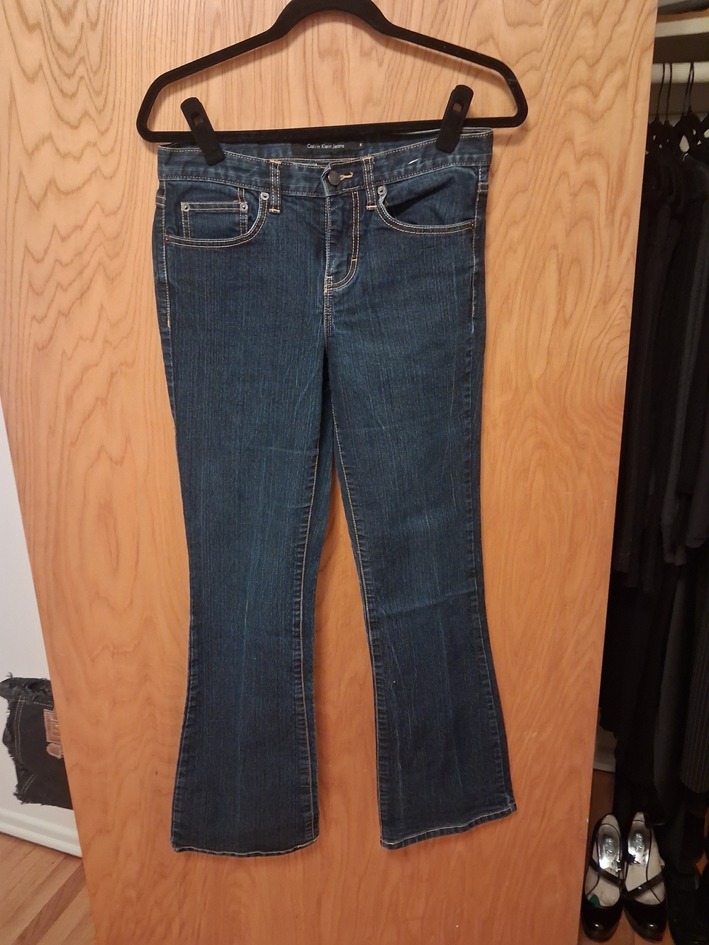 Calvin Klein Women's Dark Blue Bootcut Jeans